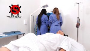 citah and la pecosa, latina sexmex slut, citath and La Pecosa prepare the instruments to intervene the patient