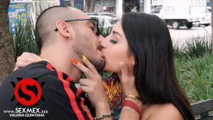 valeria quintana teen big ass small tits Valeria Quintana begins to participate in the kissing contest