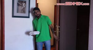 fernandasw. THREESOME LESBIAN THIN AND NICE TITS. the delivery man arrives with the order and Fernandasw invites him to join them